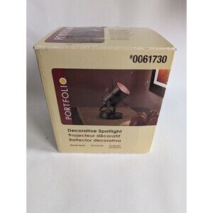 New Portfolio Decorative Spot Light Bronze Finish Indoor Desk Shelf Lamp 0061730